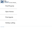 Tablet Screenshot of evansheadfn.com.au